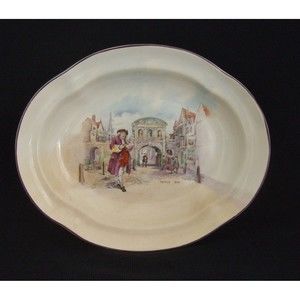 Royal Doulton Seriesware Historic England Dr Johnson at Temple Bar Fruit Dish